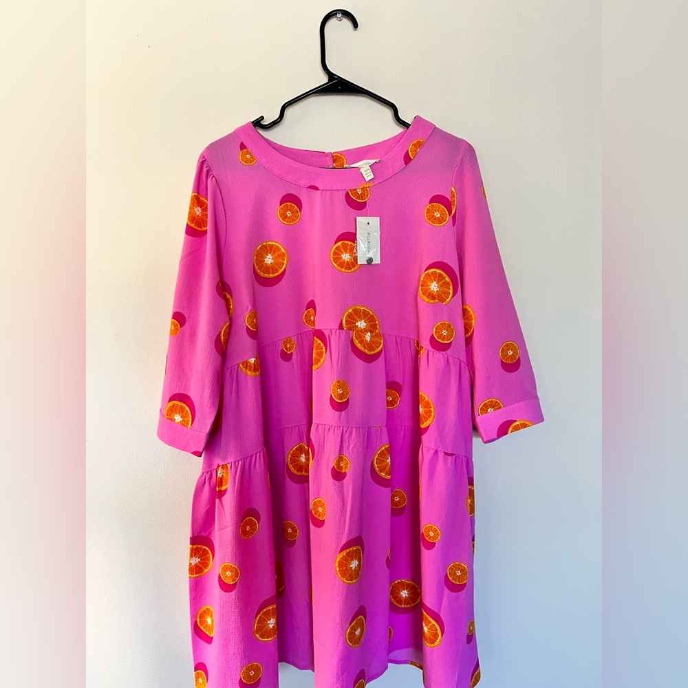 Loralette -  Dress Brand New with tags size 14/16 fruit orange dress